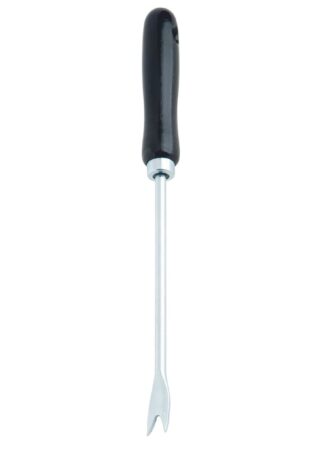 MASKROSSTICKA TRÄHANDTAG SVART