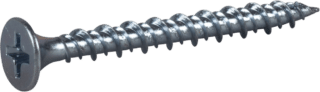 KOMBISKRUV FÖR TRÄ/STÅLREGEL PH2 FÖRZINKAD 3,9X40 250ST