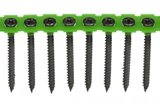 BOARDSKRUV BANDAD FÖR TRÄ/STÅLREGEL PH2 3,9X45 1000ST