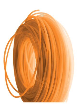 TRIMMERTRÅD RUND ORANGE 2,4MMX15M