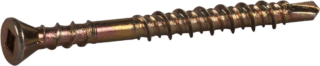 GOLVSKRUV FYRKANTSBITS R1 GULKROMATERAD 3,9X42 250ST