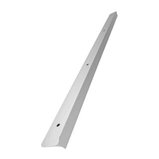 VINKELSKARVSLIST R7 SATIN SILVER 615X30MM