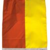 VARNINGSFLAGGA FORMENTA GUL/RÖD 40X35CM