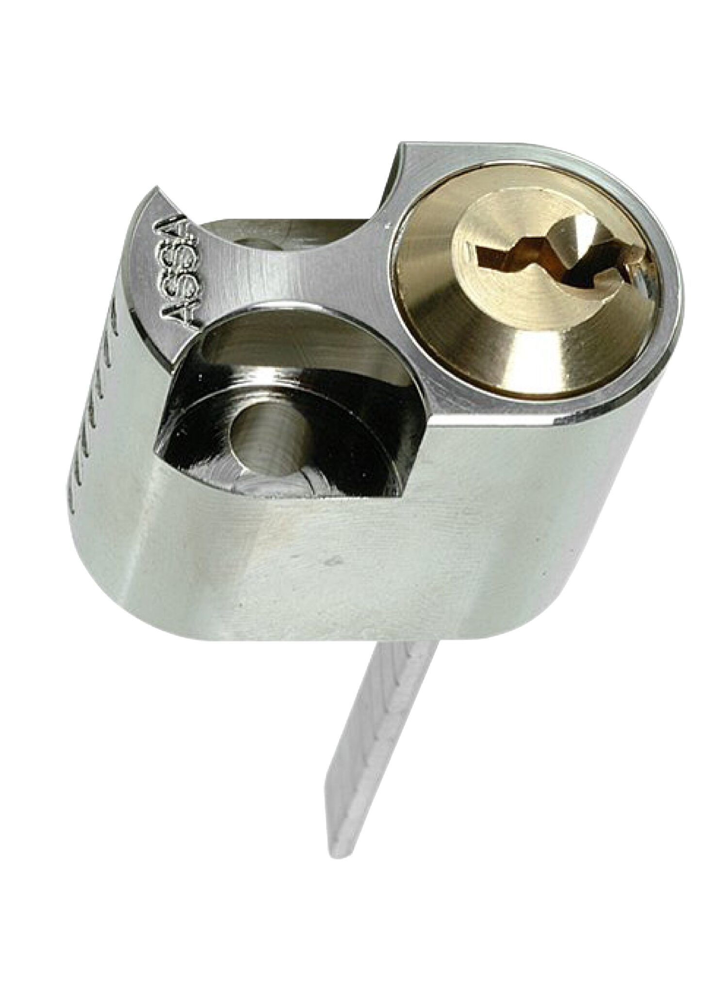 6192130-2 CYLINDER 1209 ASSA MED 3 NYCKLAR MATTFÖRKROMAD