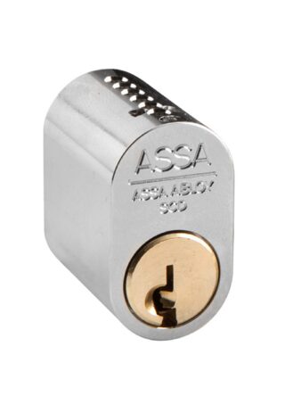 CYLINDER 1201 ASSA 3 LIKA LÅSNING 5 NYCKL MATTFÖRKROMAD