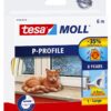 TÄTNINGSLIST 5390 TESA VIT P-PROFIL SJÄLVHÄFTANDE 5,5X9MM