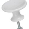 KNOPP 580 BESLAG DESIGN PLAST VIT DIA 40MM 048403885