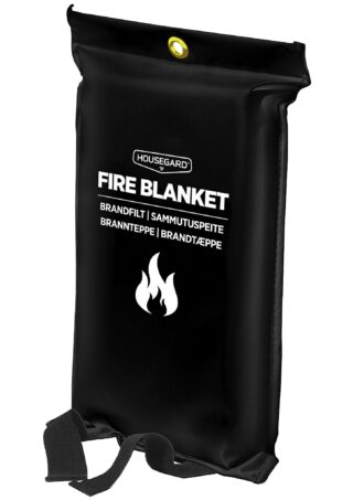 BRANDFILT HOUSEGARD SVART 120X180CM