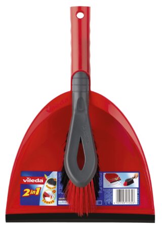 HANDSOPSET VILEDA BORSTE SKYFFEL MED TUNN GUMMIKANT