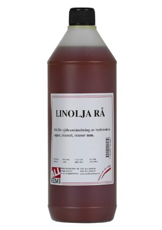 LINOLJA RÅ 1L