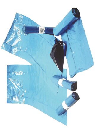 SOPSÄCK K3 PLAST 3-SKIKT BLÅ/SVART 0,06MM 240L