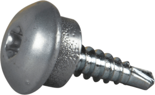 FARMARSKRUV DECOR BS SILVER RAL 9006 TX25 FZB 4,8X20 250ST