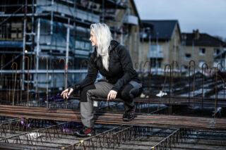 3314 Funktionsjacka Svart/Gul S