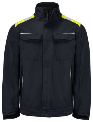5437 Jacka Svart/Gul M        M