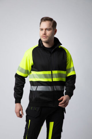 6120 Sweatshirt HV Kl 1 Svart/S