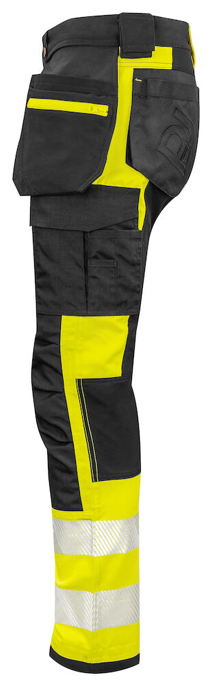 646540-11_Yellow_Black_Left 6540 Midjebyxa Gul/Svart C46 C46
