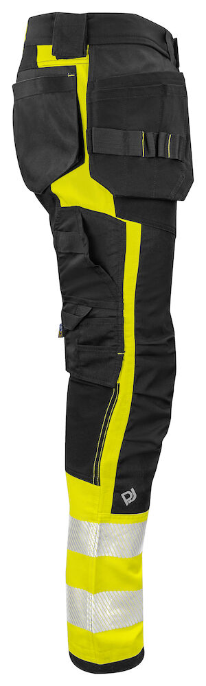 646540-11_Yellow_Black_Right 6540 Midjebyxa Gul/Svart C46 C46