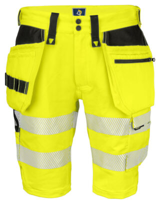 6575 Shorts Stretch Gul/Svart C46