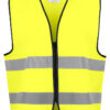 6709 Väst HV  KL 2 Gul/Svart OOne Size