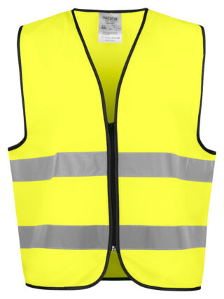 6709 Väst HV  KL 2 Gul/Svart OOne Size