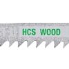 Sticksågblad JW20 för trä 100,4 mm, 8 TPI, 5-pack