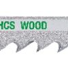 Sticksågblad JW40 för trä 100,4 mm, 5-8 TPI, 5-pack
