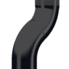 SOCKELKNÄ SOKN FÖR STUPRÖR SVART 015 87/100MM