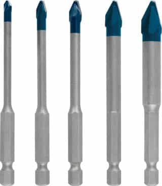 EXPERT HEX-9 HardCeramic borrsats, 4/5/6/8/10 mm, 5 st.