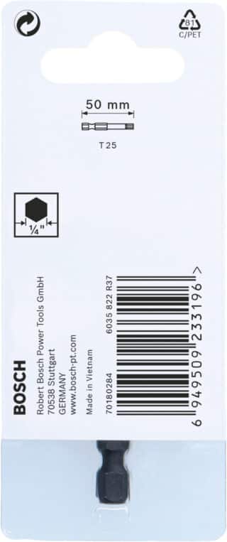 Impact Control T25 Power-bits, 1 st.