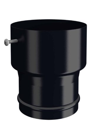 SLANGSTOS SLAS FÖR STUPRÖR SVART 015 87/80MM