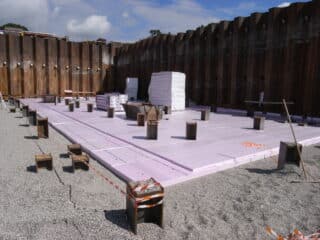 Jackofoam 250 (extruderad cellplast), XPS. Falsade skivor.