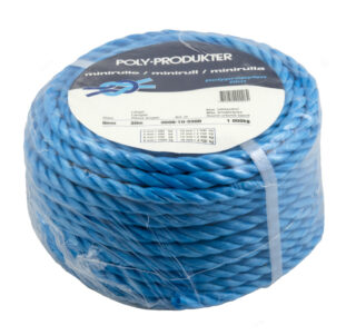 TÅGVIRKE POLY POLYPROPYLEN    3-SLAGET BLÅ 8MX30M