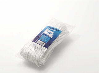 FLABYGGLINA POLY FLÄTAD POLYESTER VIT 5MMX30M