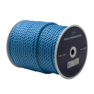 TÅGVIRKE POLY POLYPROPYLEN    3-SLAGET SPOLE BLÅ 6MMX650M