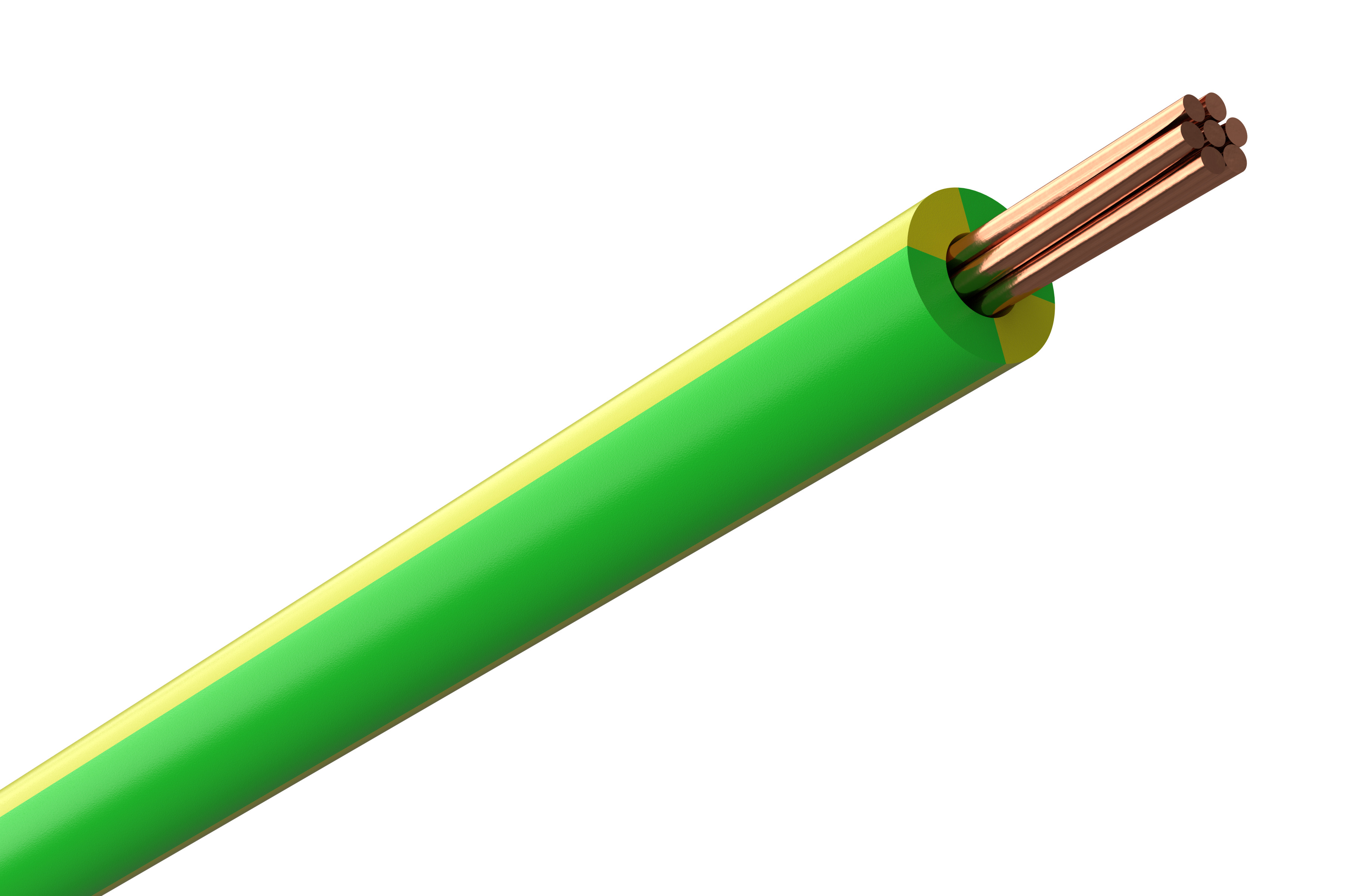 KABEL FQ 1.5 H07Z1-R GULGRÖN 20M