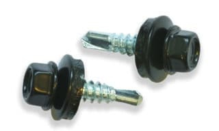 FARMARSKRUV FÖR ÖVERLAPP      TEGELRÖD RAL8004 4,8X20MM