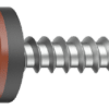 FARMARSKRUV FÖR ÖVERLAPP      TEGELRÖD RAL8004 4,8X20MM