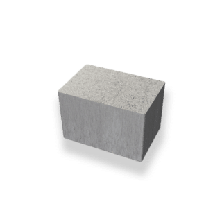 Mursten Labyrint skarp Mini 210x140x140mm grå B