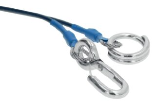 Säkerhetswire Universal med Ring 1000mm