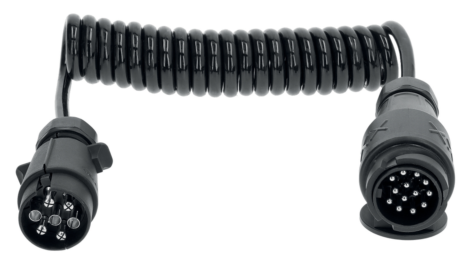 Spiralkabel Adapter 7-13 Pol 1,5m