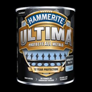 METALLFÄRG ULTIMA SMOOTH ANTRACIT GREY HAMMERITE 0,25L
