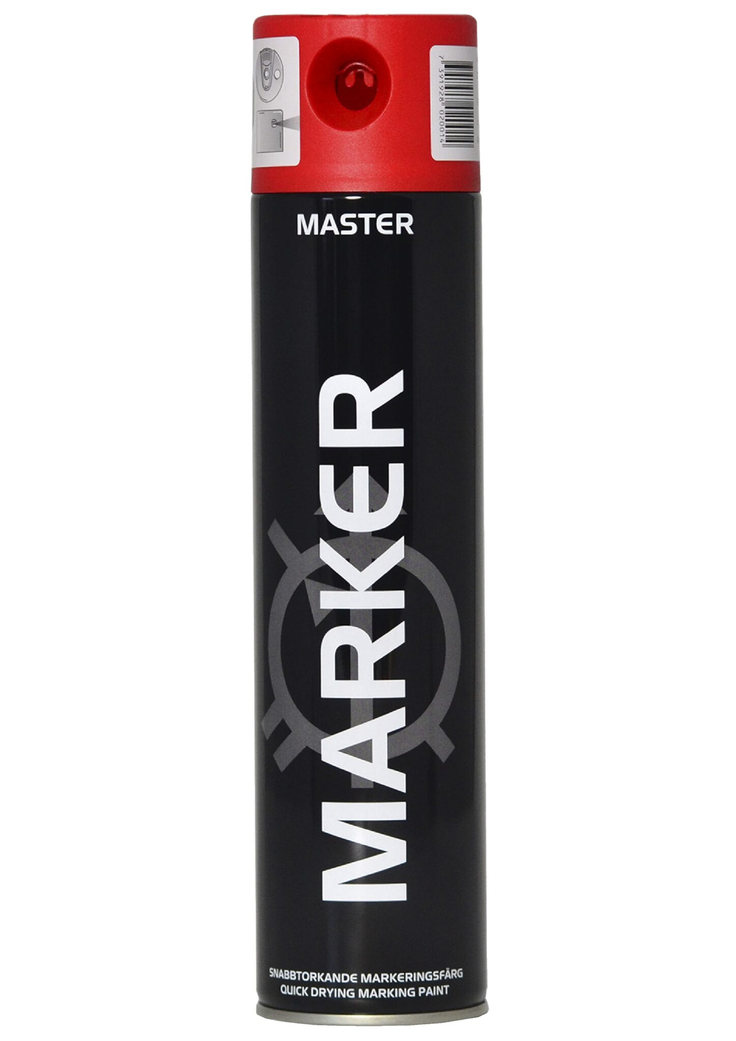 7765237-2 MÄRKFÄRG MASTER 12001 MARKÖR RÖD 600ML