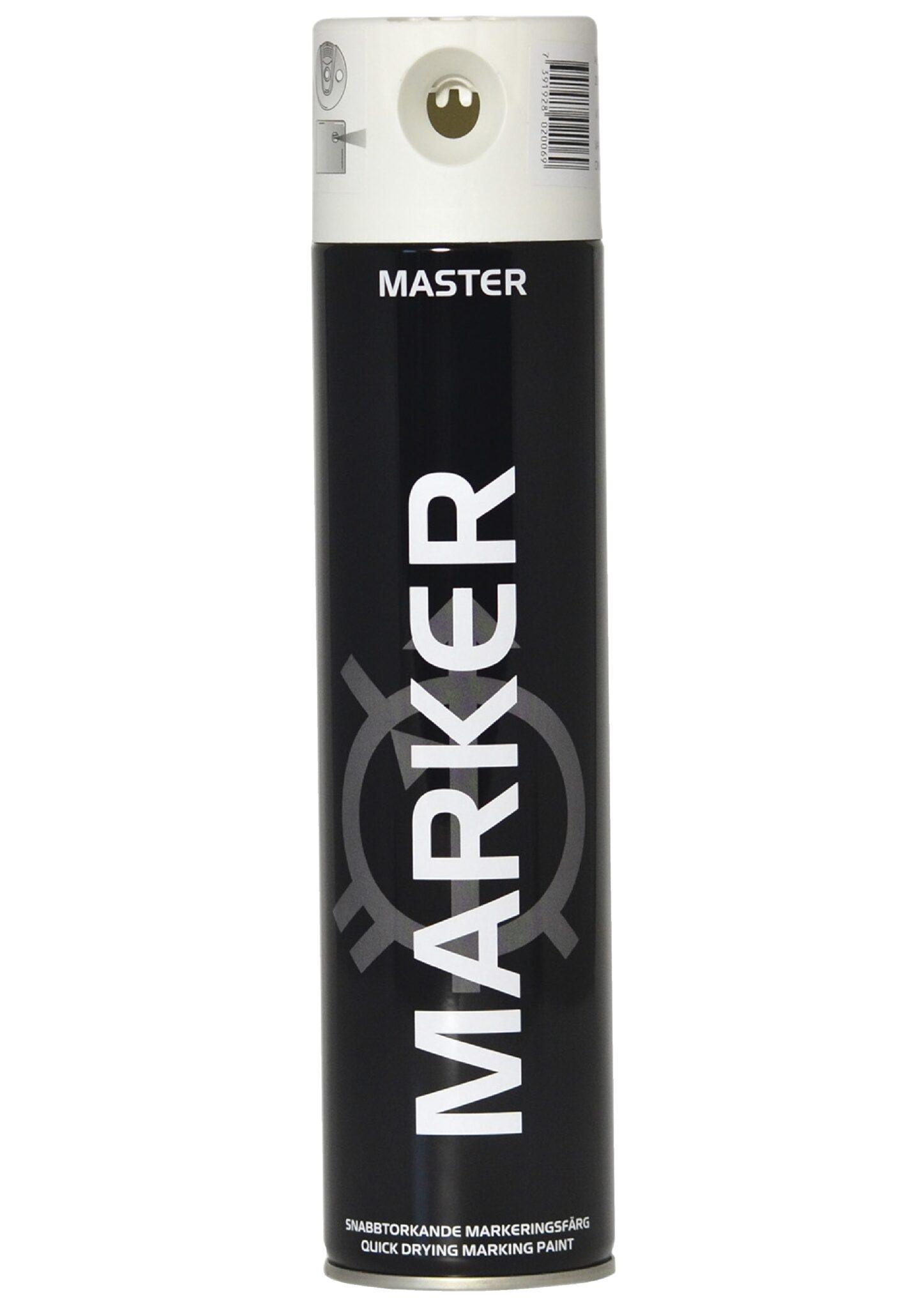 7775812 MÄRKFÄRG MASTER 12006 MARKÖR VIT 600ML