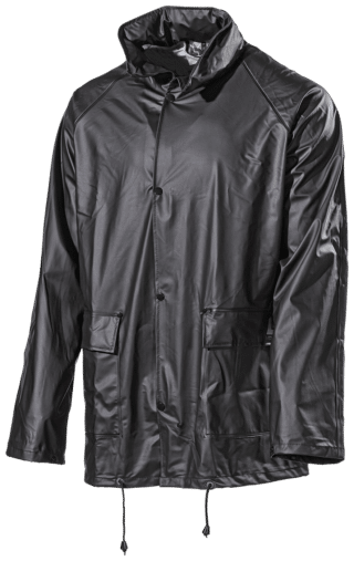 REGNJACKA 903PU L.BRADOR SVARTS