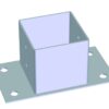 STOLPSKO GALVAD 96X96X70MM