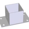STOLPSKO GALVAD 96X96X150MM