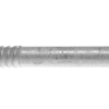 KLOCKSPIK ALUMINIUM VITBETAD KAMGÄNG BRICKA 4,5X67MM 100ST