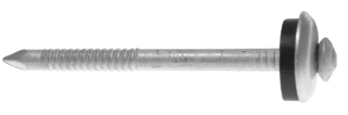 KLOCKSPIK ALUMINIUM VITBETAD KAMGÄNG BRICKA 4,5X67MM 100ST