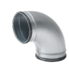 Böj för ventilationskanal 90 grader dim 160 mm