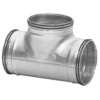 T-rör för ventilationskanal 125/100 mm